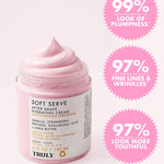 Truly - Crema reafirmante para después del afeitado de sabor suave
