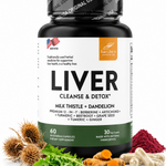 Liver Cleanse & Detox — Apoyo nutricional para el bienestar del hígado.