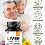 Liver Cleanse & Detox — Apoyo nutricional para el bienestar del hígado.