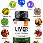 Liver Cleanse & Detox — Apoyo nutricional para el bienestar del hígado.