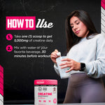 Creatina Monohidratada para Mujer | Apoya tu fuerza y energía cada día