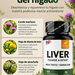 Liver Cleanse & Detox — Apoyo nutricional para el bienestar del hígado.