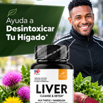 Liver Cleanse & Detox — Apoyo nutricional para el bienestar del hígado.
